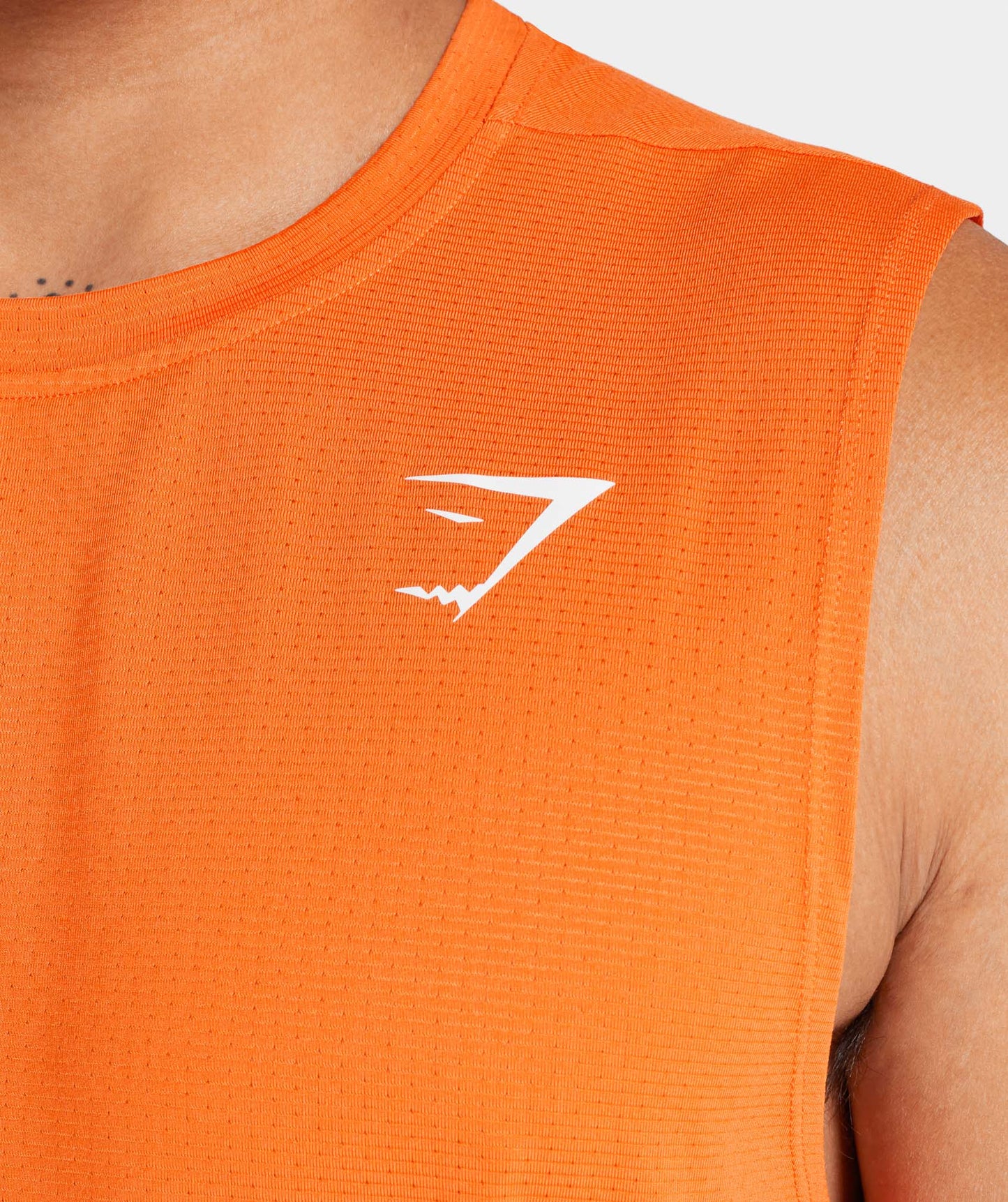 Gymshark Arrival Sleeveless Tee - Orange