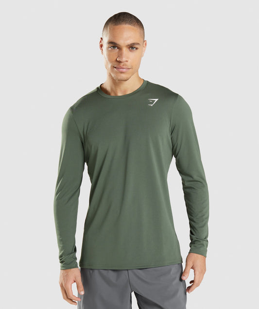 Gymshark Arrival Long Sleeve T-Shirt - Green