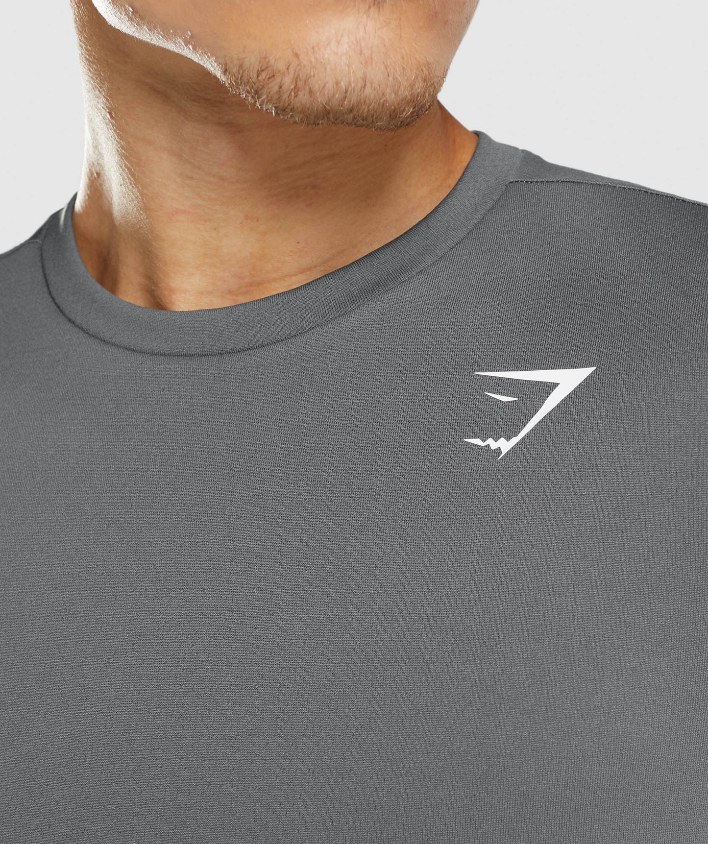 Gymshark Ankunft Langarm T -Shirt - Holzkohle