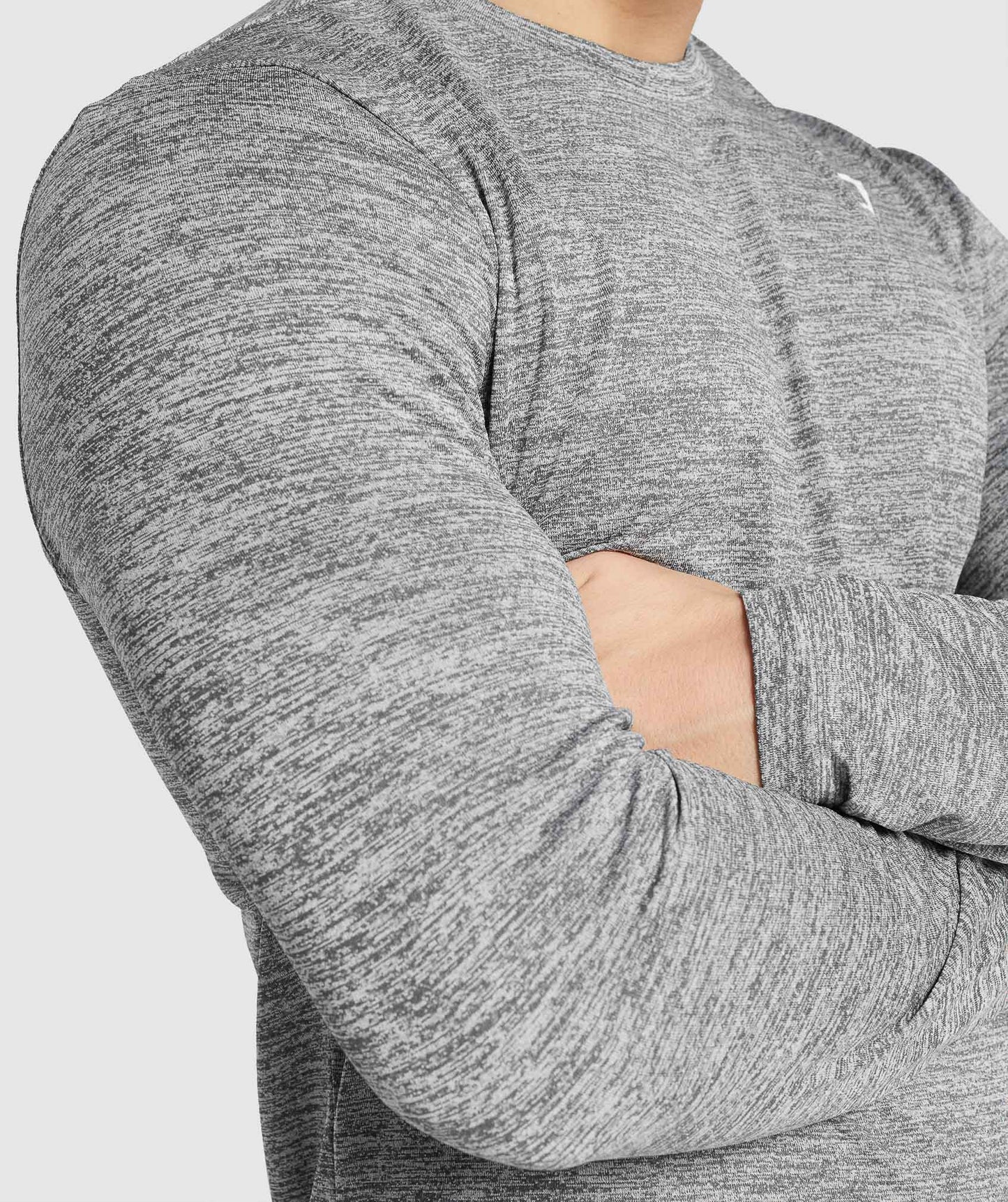 Gymshark Ankunft Marl Long Sleeve T -Shirt - Charcoal Marl