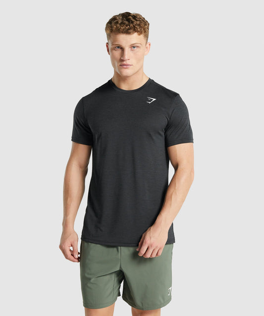Gymshark Ankunft Marl T -Shirt - Black Margel
