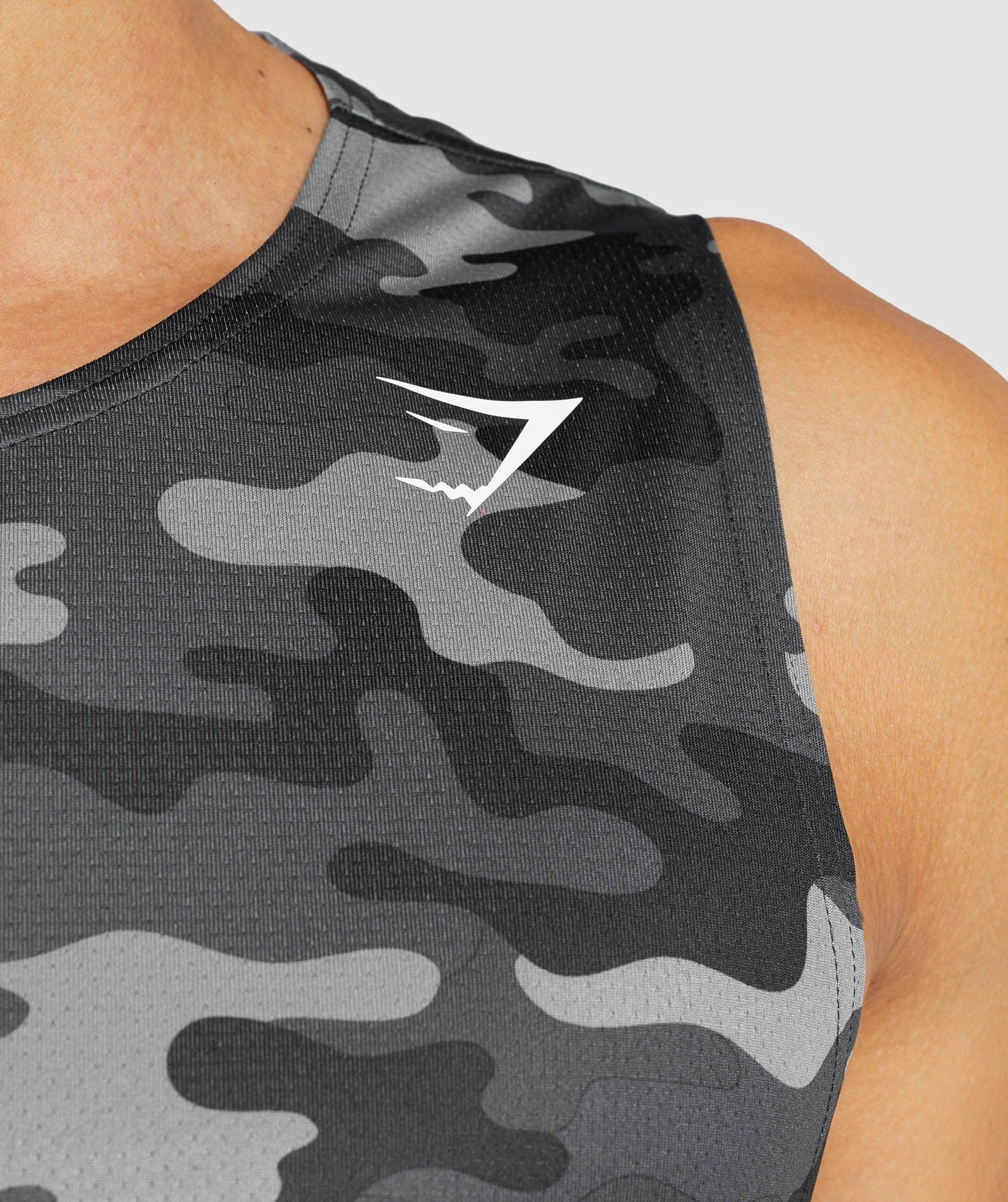 Gymshark Arrival Tank - Grey Print