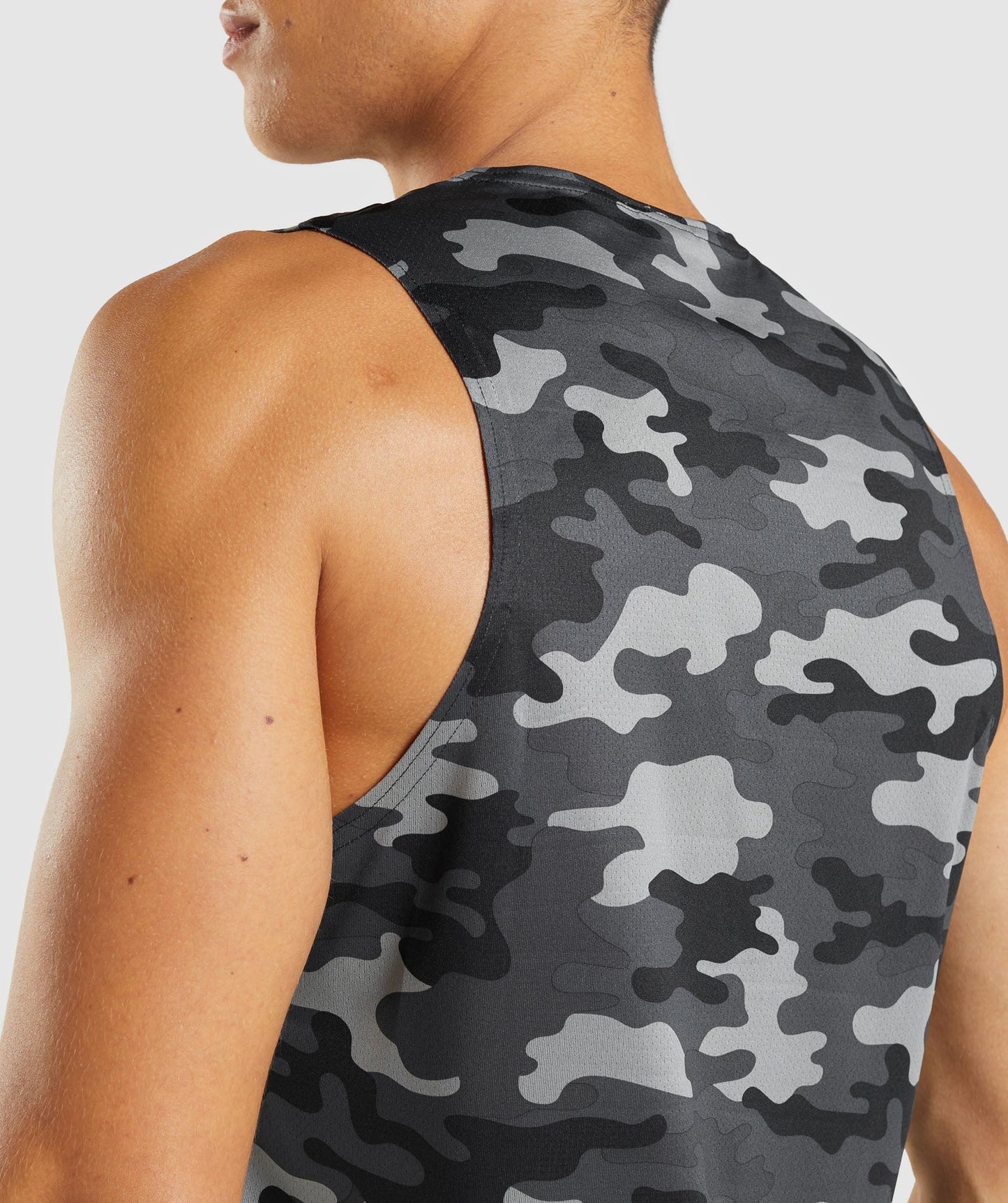 Gymshark Arrival Tank - Grey Print
