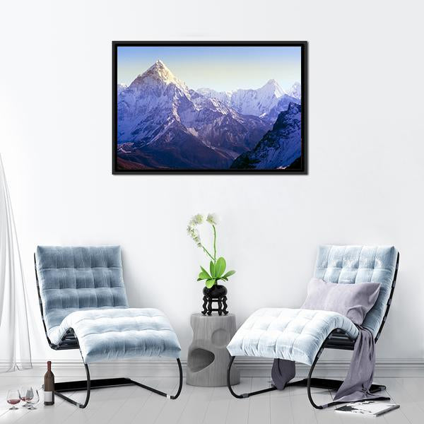 Beautiful Mount Everest Canvas Wall Art-3 Horizontal-Gallery Wrap-25" x 16"-Tiaracle