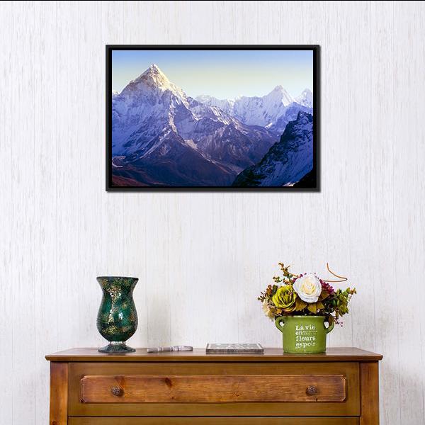 Beautiful Mount Everest Canvas Wall Art-3 Horizontal-Gallery Wrap-25" x 16"-Tiaracle