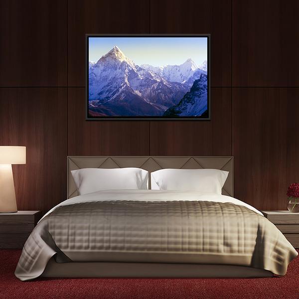 Beautiful Mount Everest Canvas Wall Art-3 Horizontal-Gallery Wrap-25" x 16"-Tiaracle