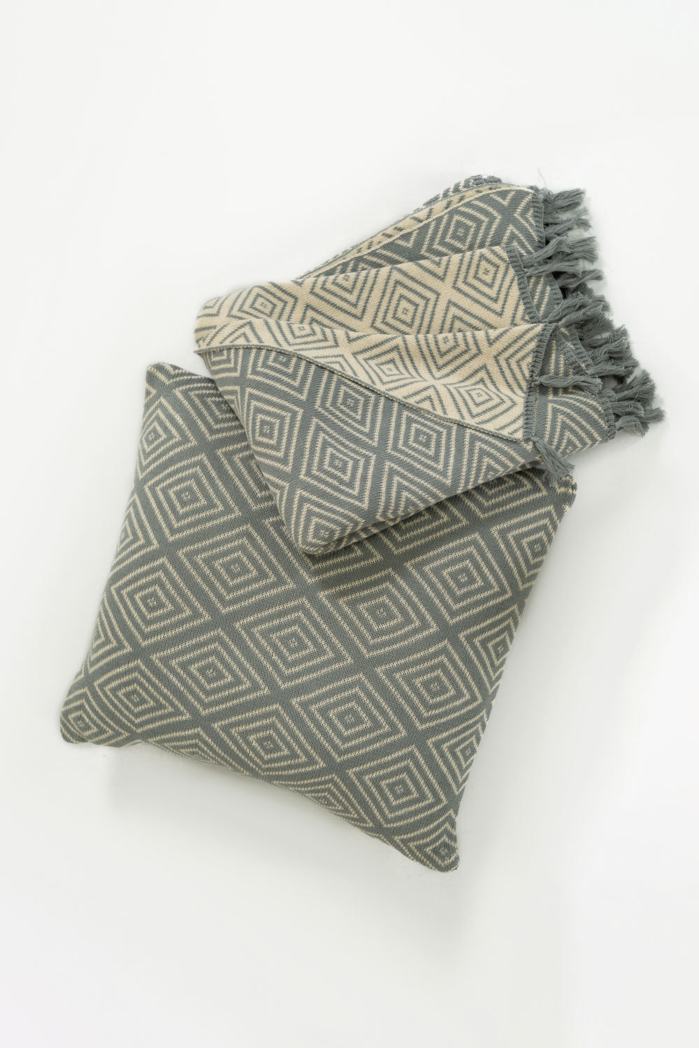 Bicoloured Diamonds - Cushion