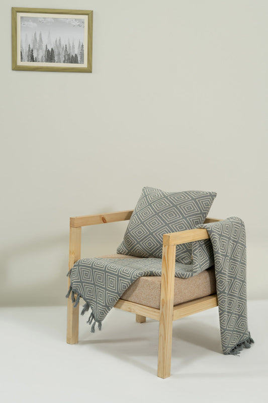 Bicoloured Diamonds - Sofa Throws