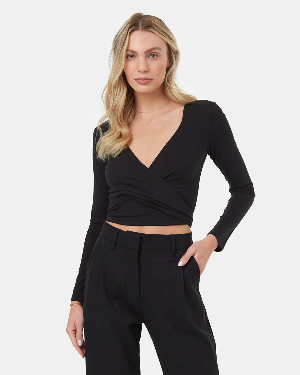 Treeblend Wrap Top