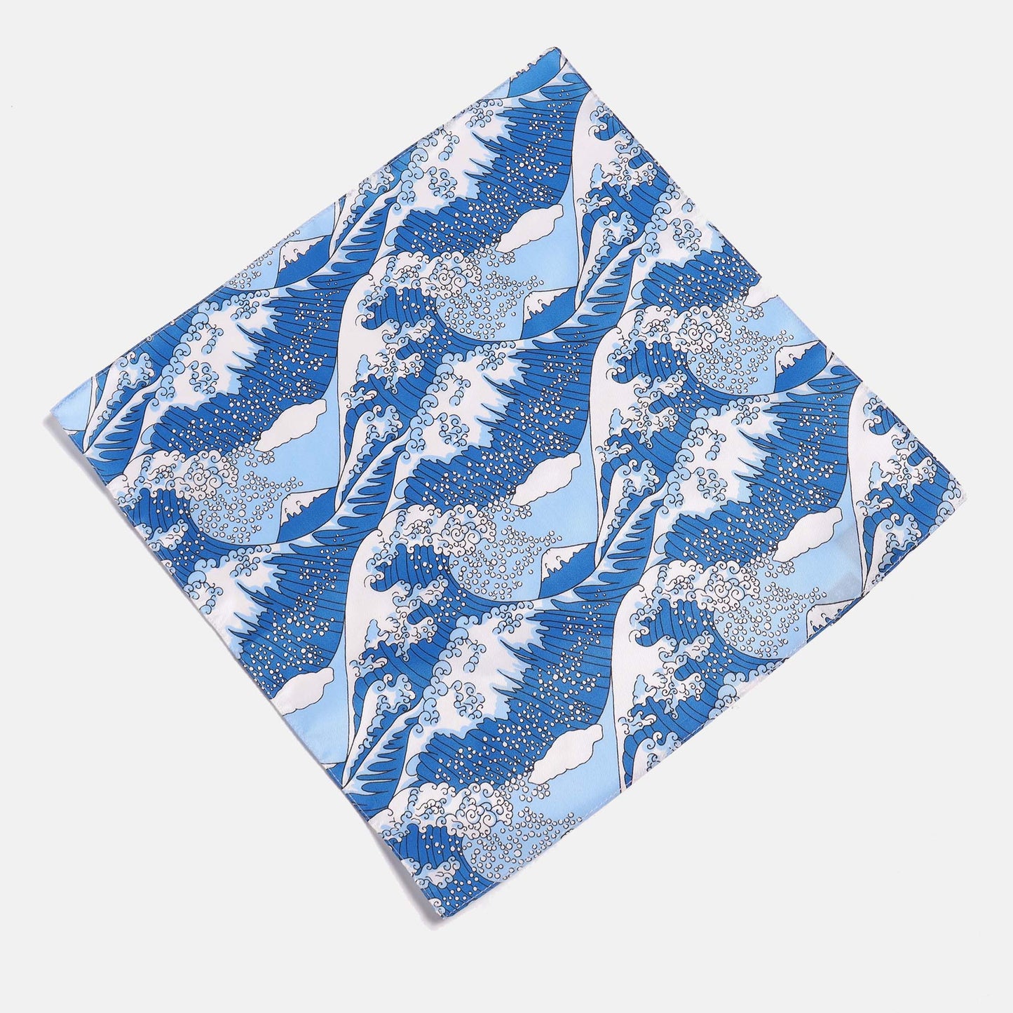 Blue Waves Pocket Square