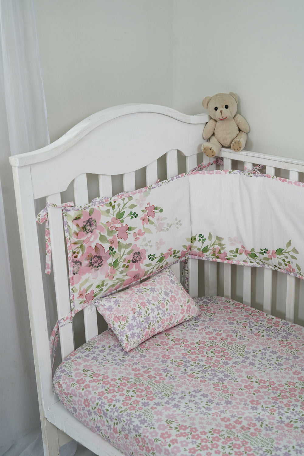 Blush Floret - Baby Cot Set