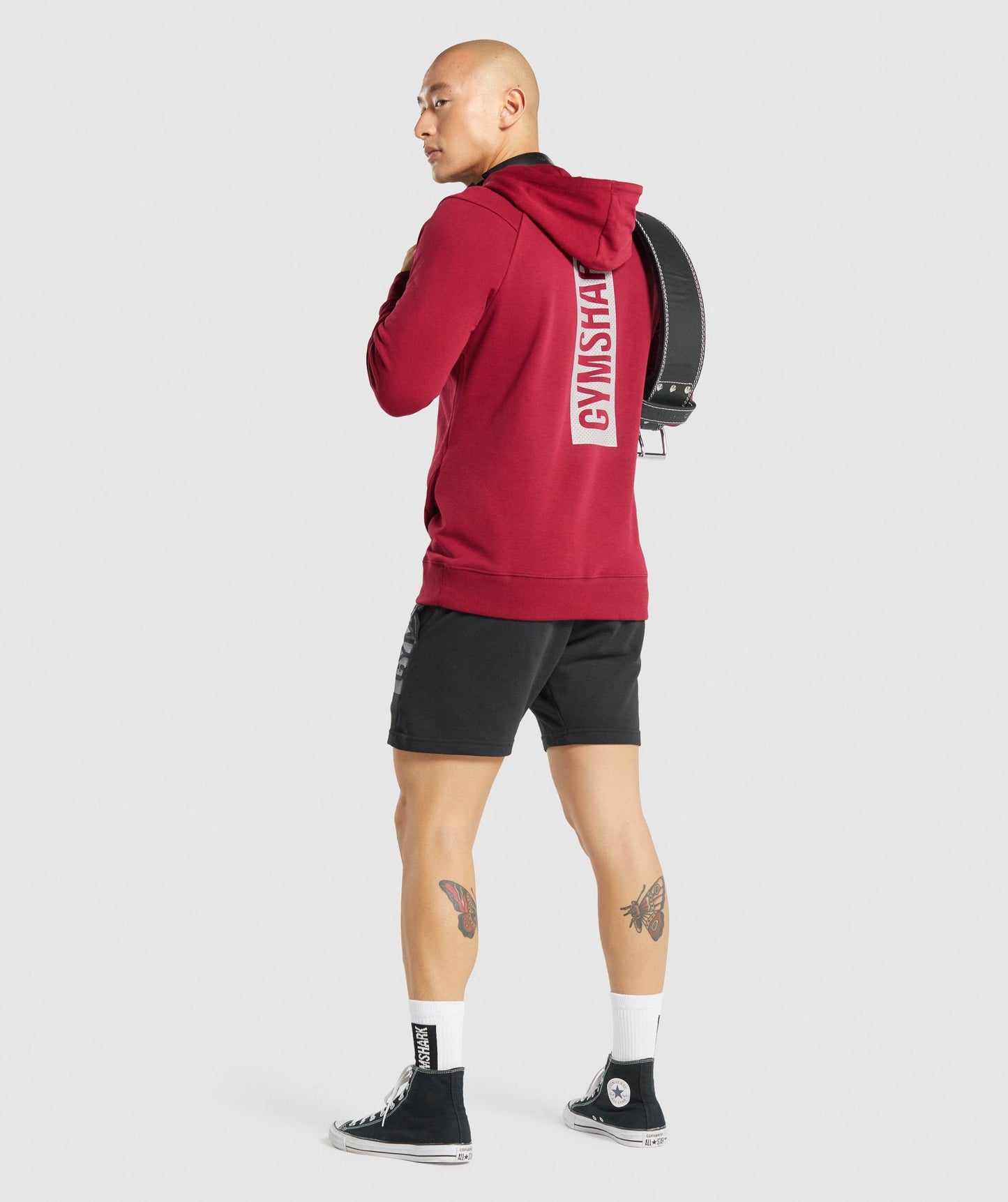 Gymshark Bold Hoodie - Burgund