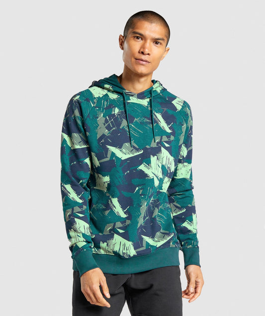 Gymshark Bold Hoodie - Gründruck