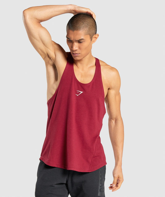 Gymshark Bold Stringer - Burgund
