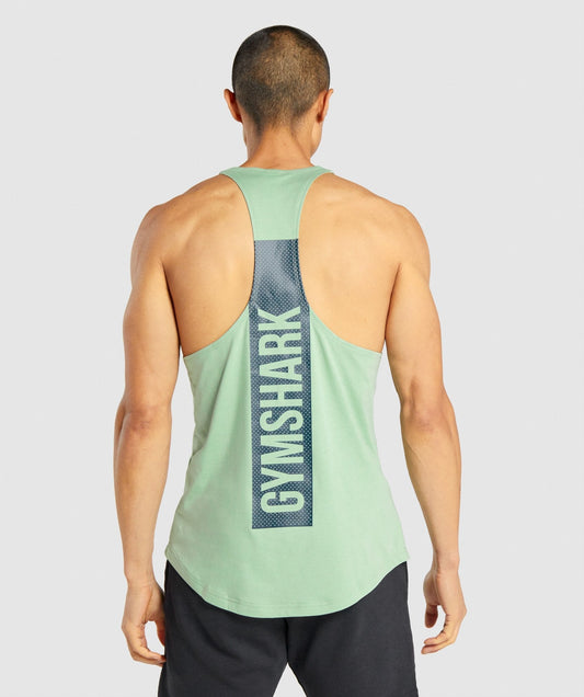 Fitnessstudio -Fettstringer - grün