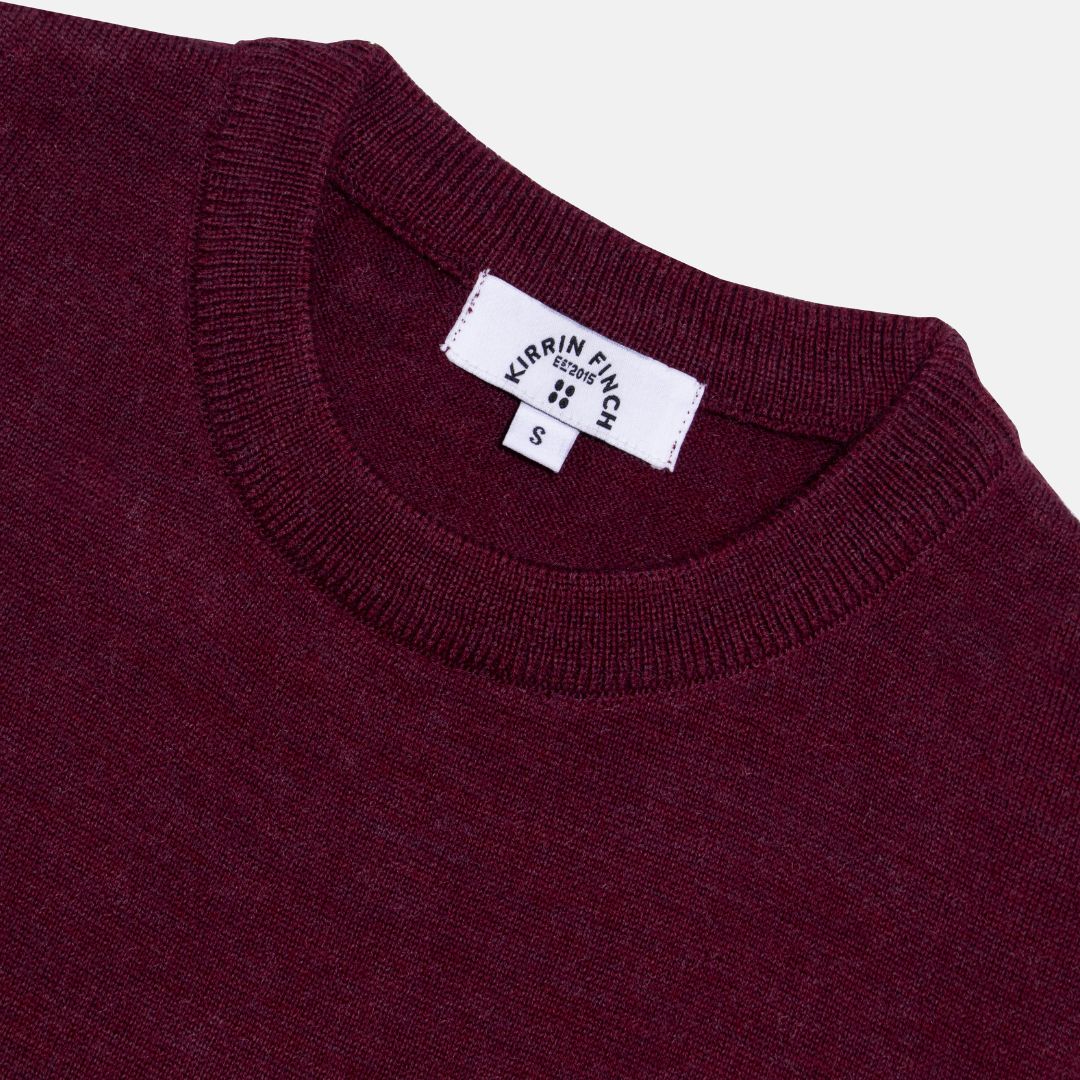 The Vasa Burgundy Crewneck Sweater