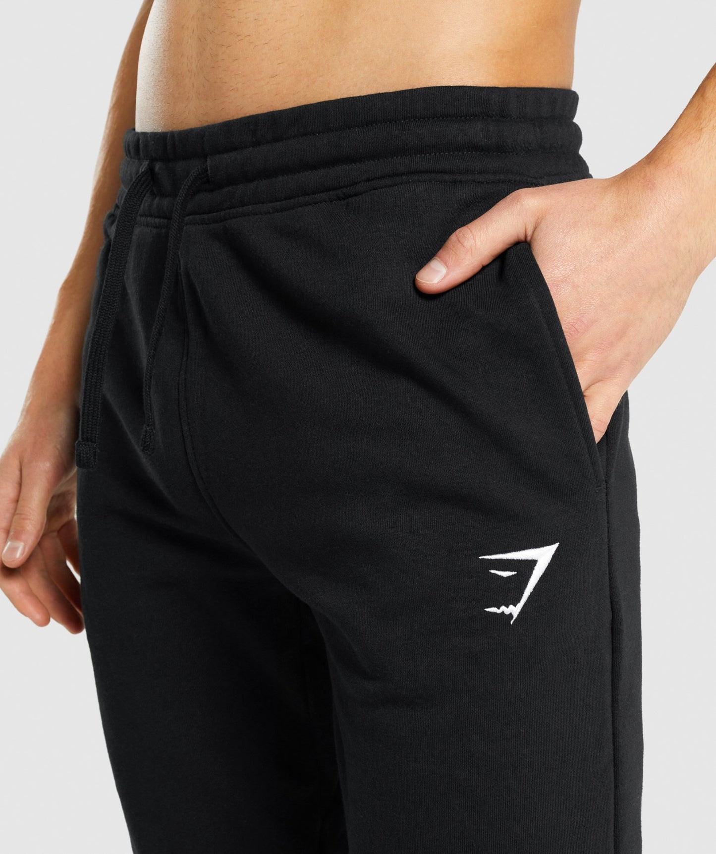 Gymshark Crest Joggers - Black