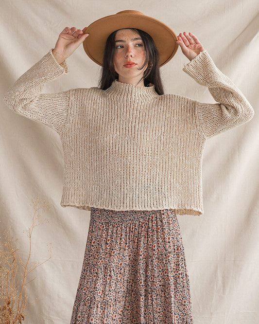 Pullover aus zerbröseltem Zucker