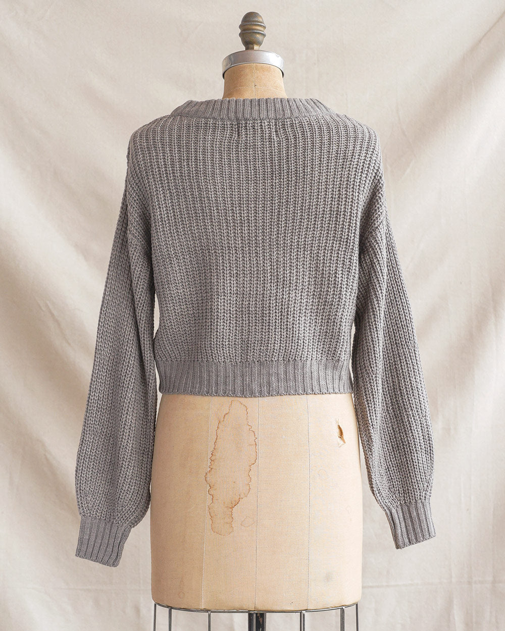 Strickjacke mit Märzprognose
