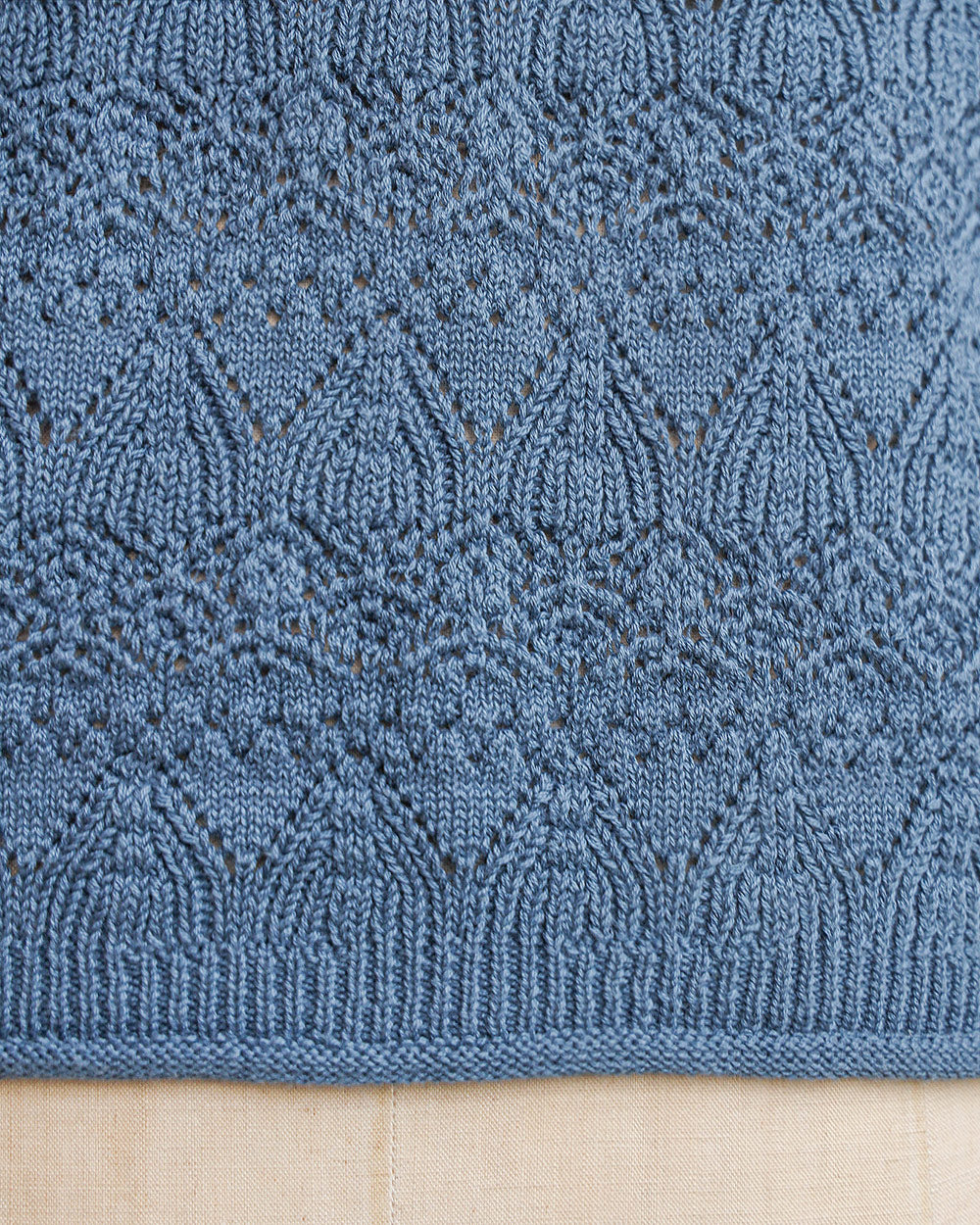 Pullover mit Stehkragen - Blau