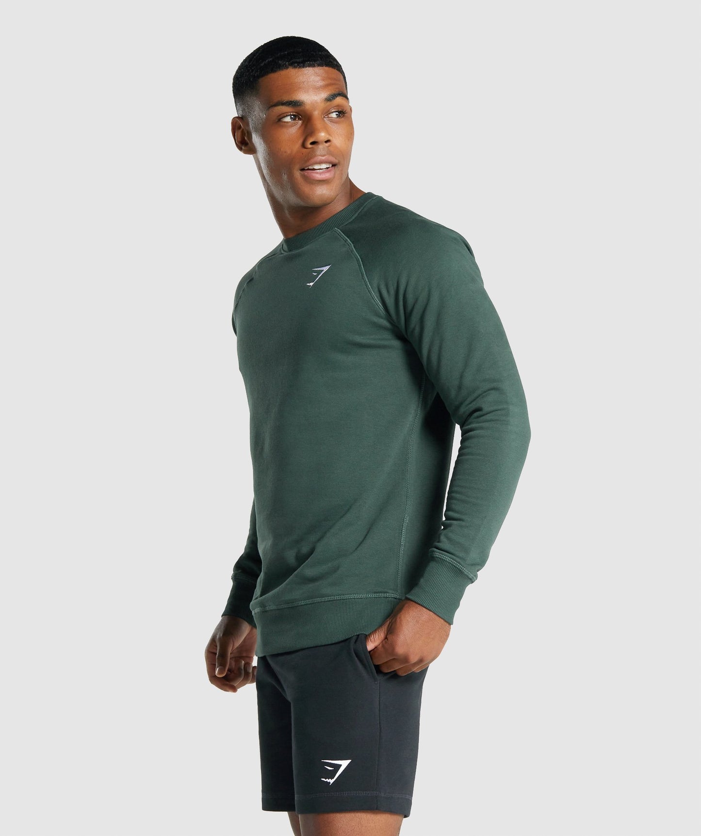 Gymshark Crest Sweatshirt - Dunkelgrün