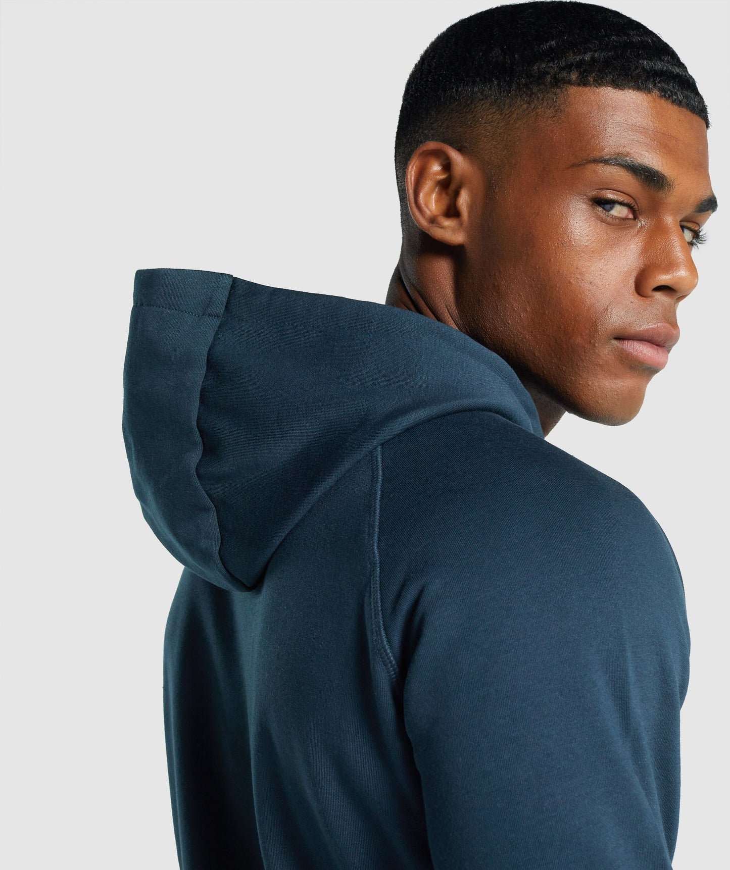 Gymshark Crest Hoodie - Marine