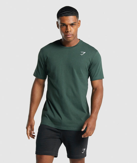 Gymshark Crest T -Shirt - dunkelgrün