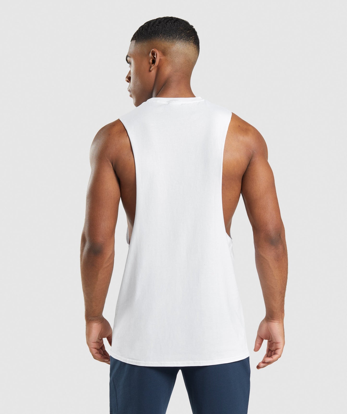 Gymshark Critical 2.0 Drop Arm Tank - Weiß