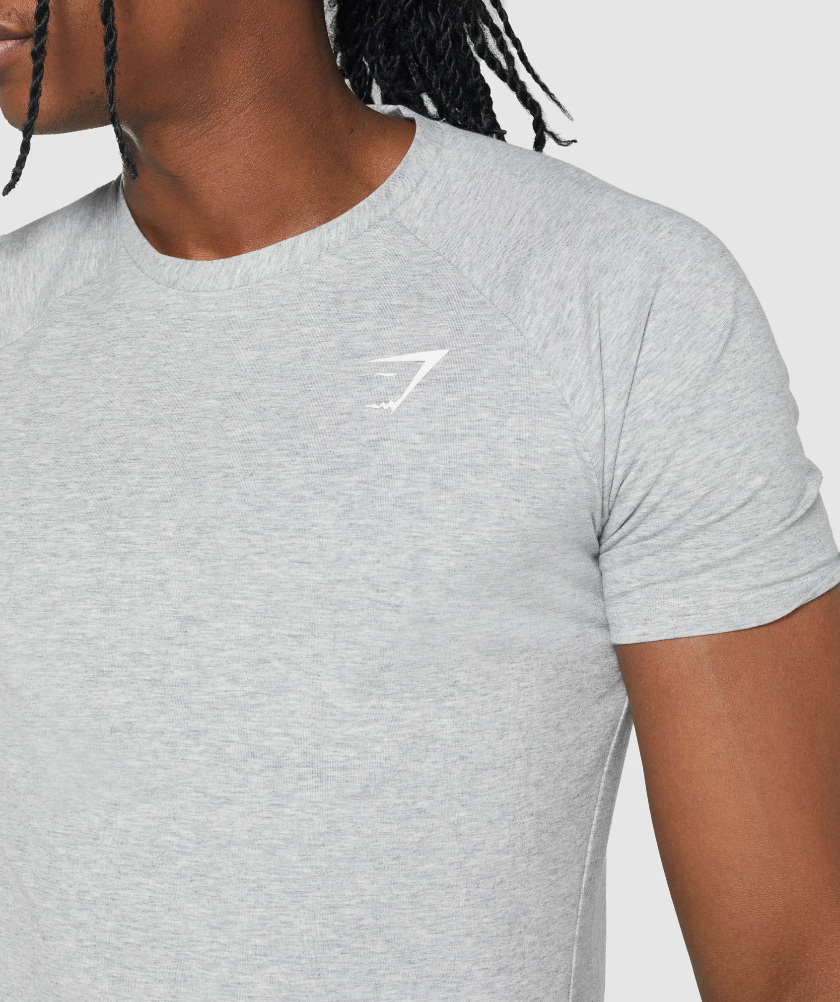 Gymshark Critical 2.0 T-Shirt - Light Grey Marl – Client 446 100K