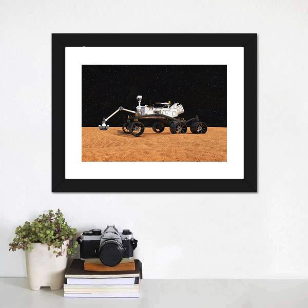 Curiosity Mars Rover Canvas Wall Art-3 Horizontal-Gallery Wrap-25" x 16"-Tiaracle