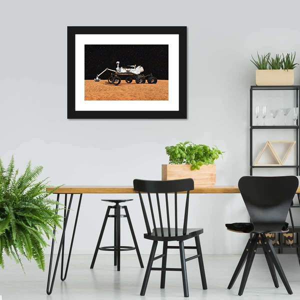 Curiosity Mars Rover Canvas Wall Art-3 Horizontal-Gallery Wrap-25" x 16"-Tiaracle