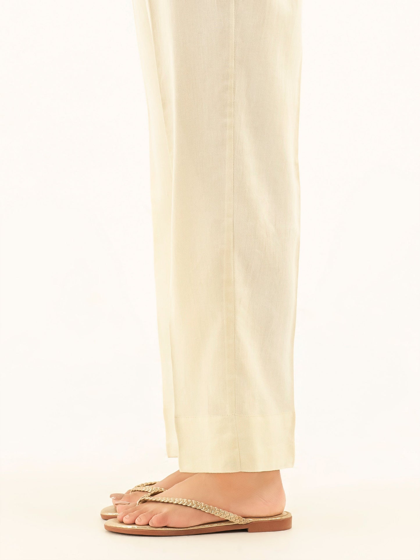 Dyed Cotton Trousers