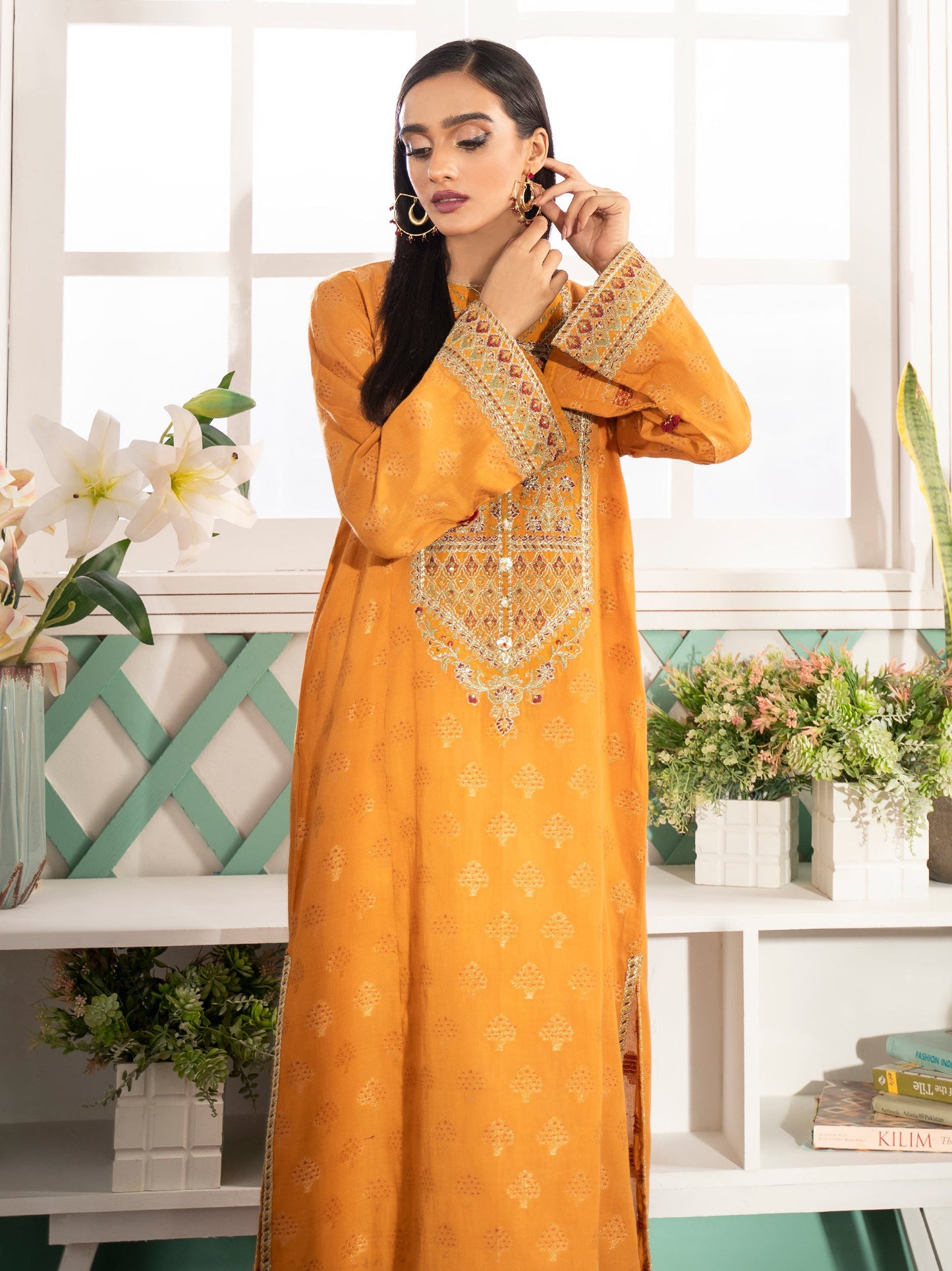 Embroidered Jacquard Shirt