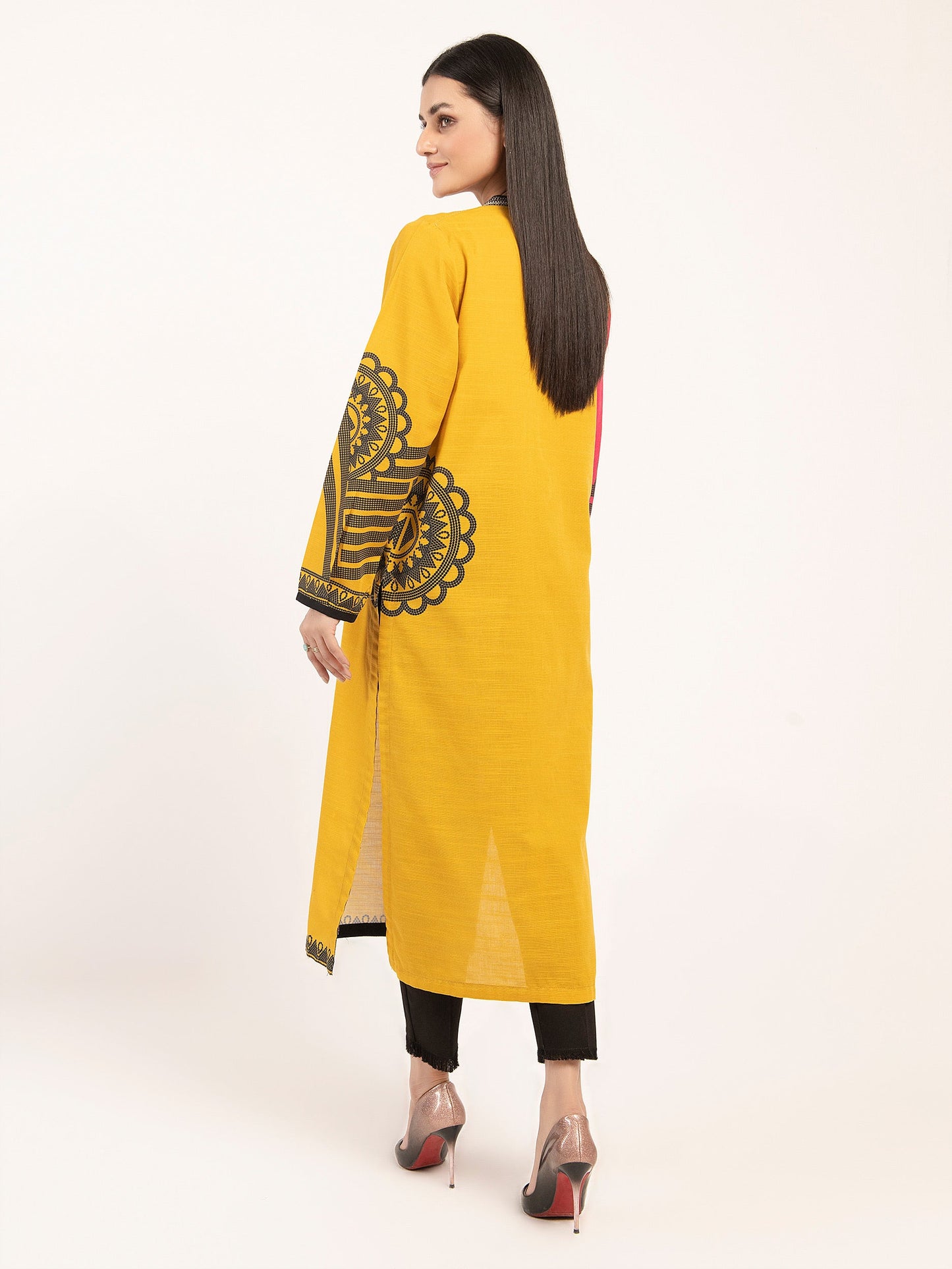 Embroidered Khaddar Shirt