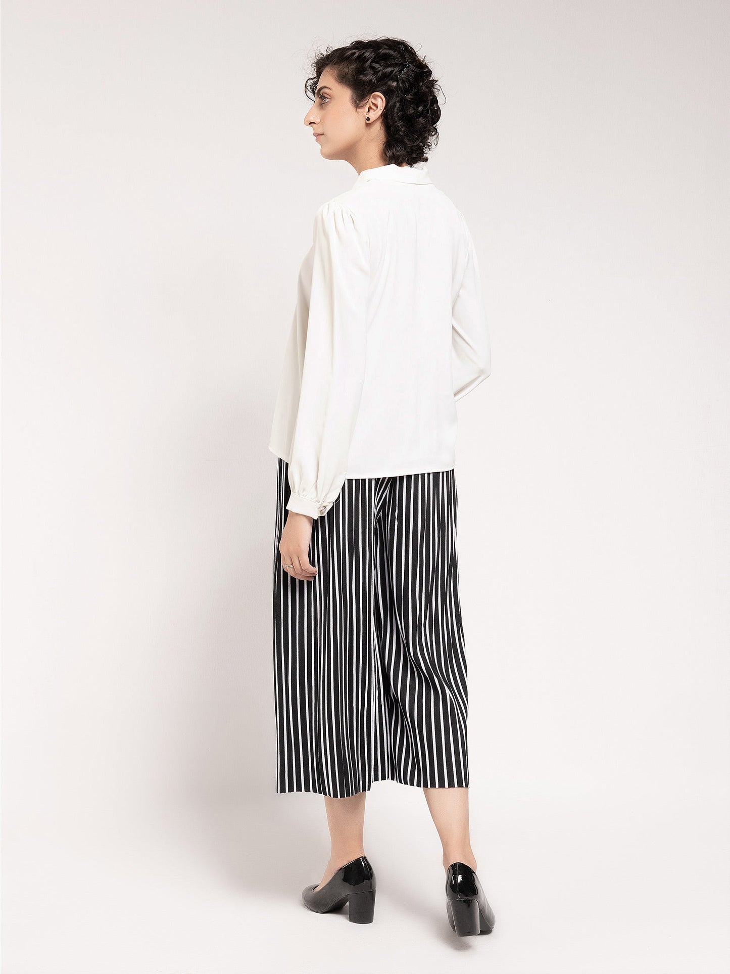 Plain Pleated Top