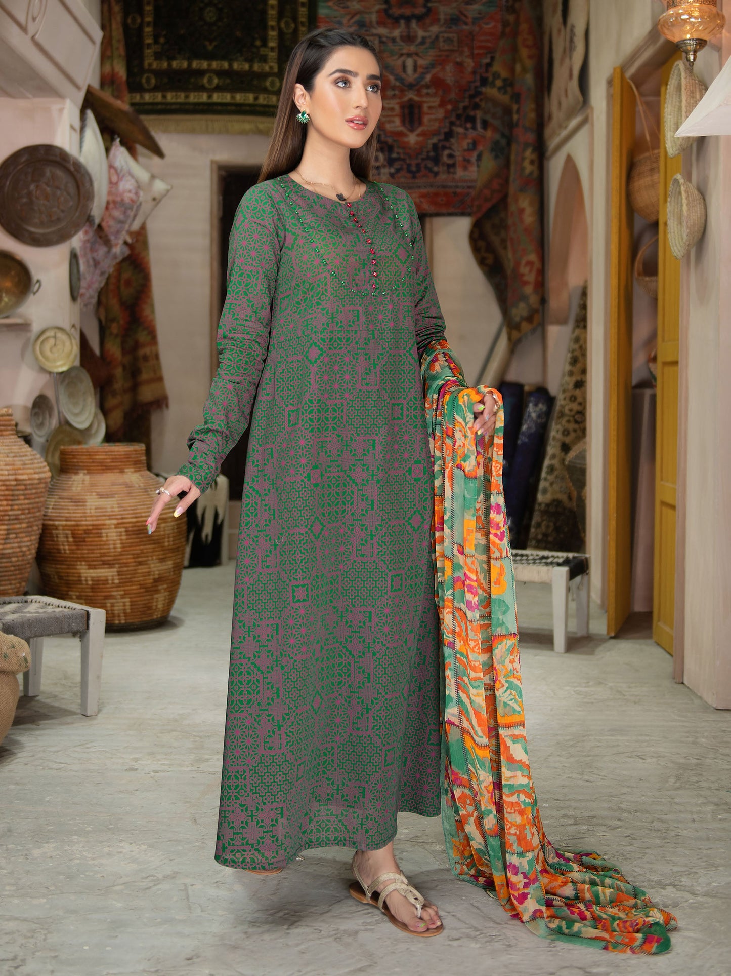 Printed Lawn 2 Piece Suit