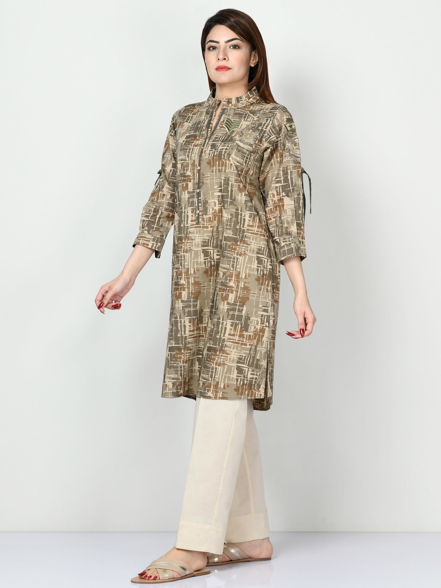 Embroidered Cambric Shirt