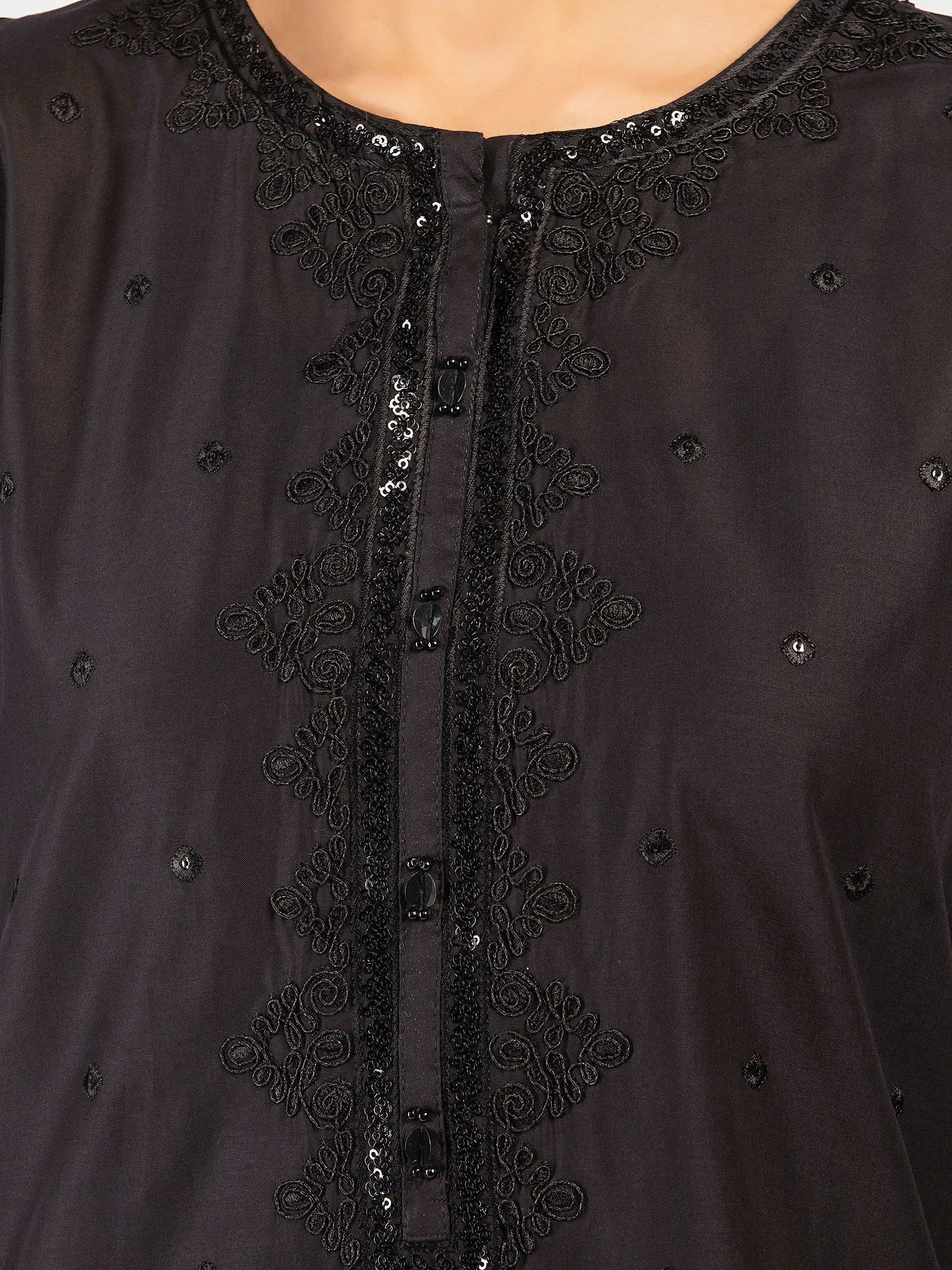 Embroidered Cambric Suit