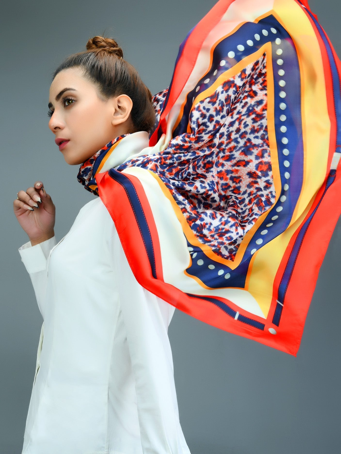 Printed Silk Scarf