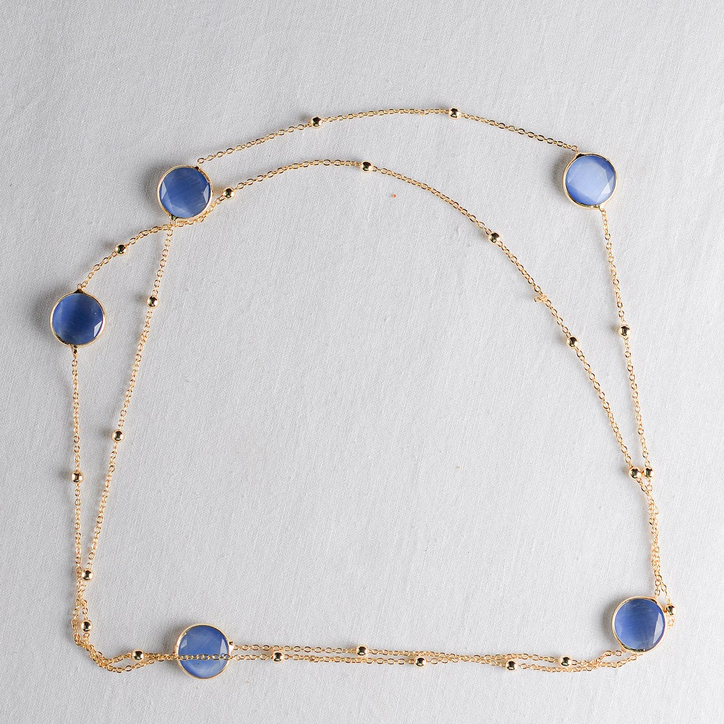 Long Stone Necklace