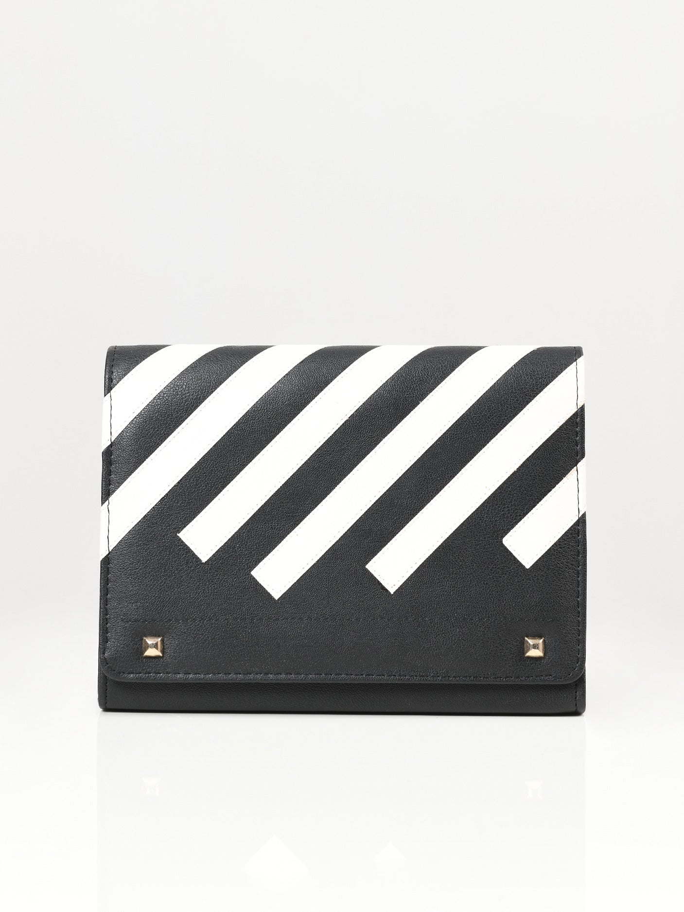Striped Clutch