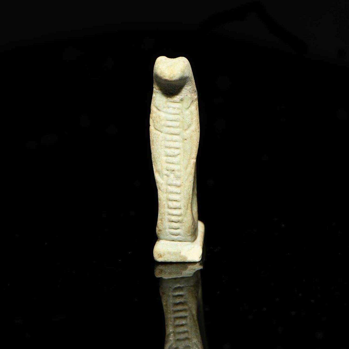 Ein großes ägyptisches Uräus-Amulett aus Fayence, Spätzeit, ca. 664 - 332 v. Chr.