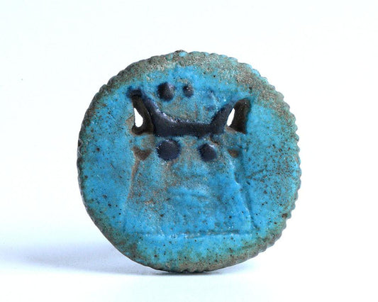بیس کی ایک بڑی مصری faience تختی ، دیر سے مدت ، CA. 664 - 332 قبل مسیح
