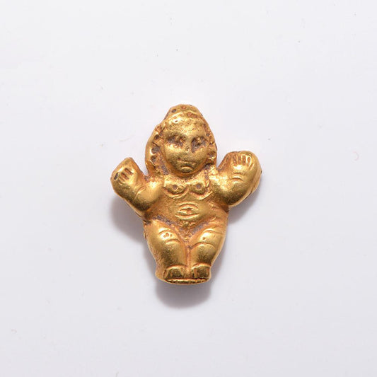Ein ägyptisches goldenes Amulett von Baubo, Römerzeit, ca. 1. Jahrhundert n. Chr.