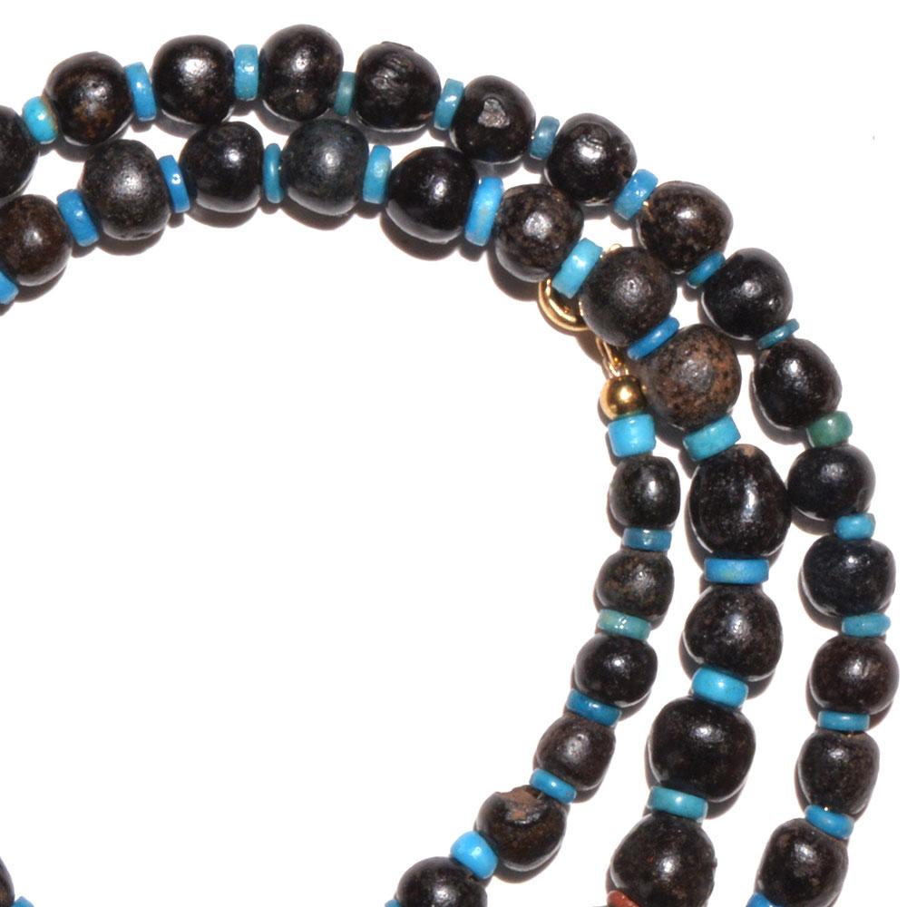 ایک مصری بال مالا اور لاکٹ ہار ، مڈل کنگڈم ، سی اے۔ 2017 قبل مسیح