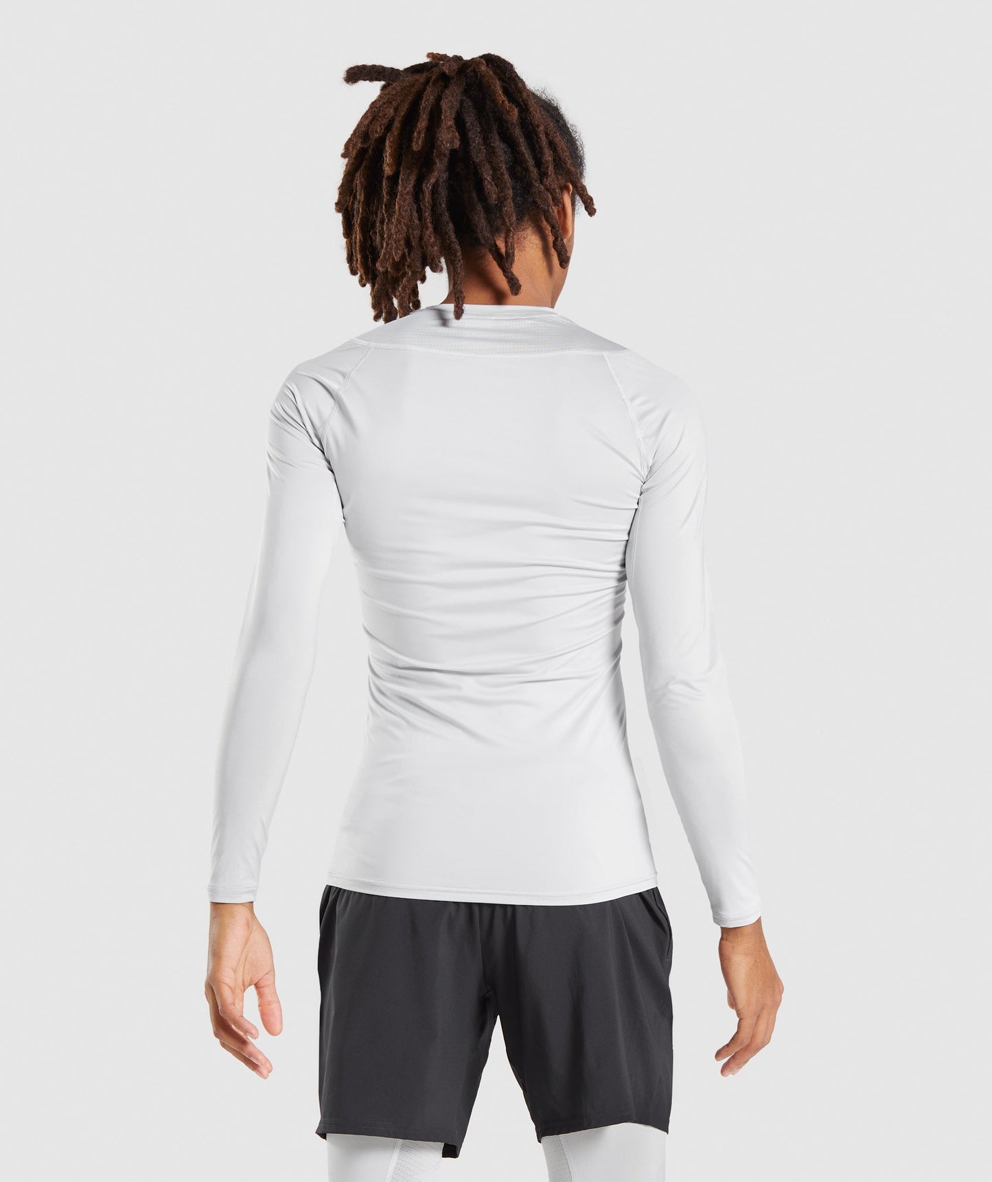 Gymshark Element Baselayer Langarm T -Shirt - hellgrau