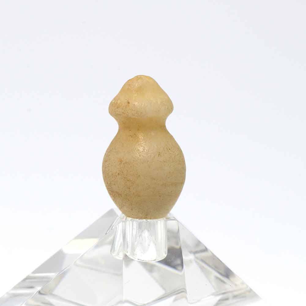 Ein ägyptisches Alabaster-Grablot, Neues Reich, ca. 1550 - 1069 v. Chr.