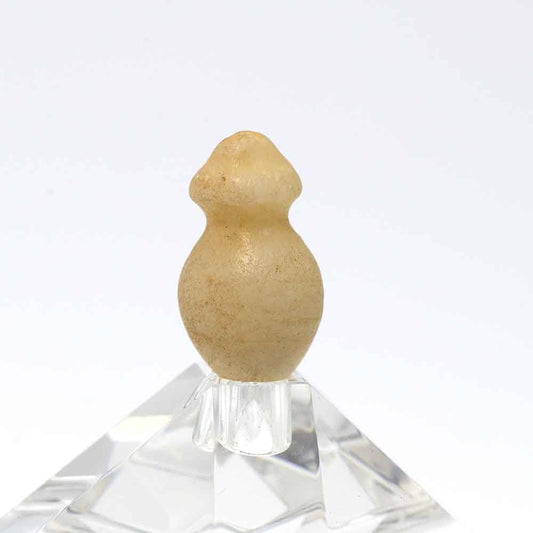 Ein ägyptisches Alabaster-Grablot, Neues Reich, ca. 1550 - 1069 v. Chr.