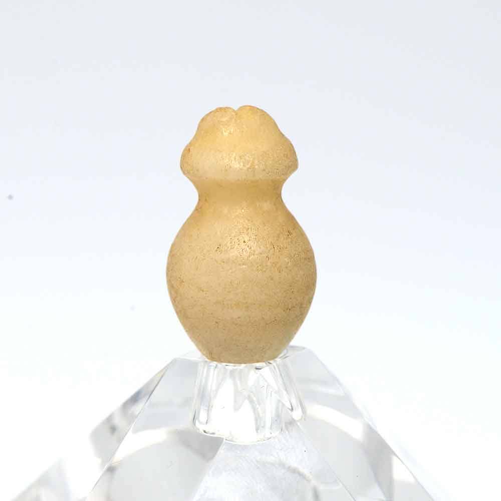 Ein ägyptisches Alabaster-Grablot, Neues Reich, ca. 1550 - 1069 v. Chr.