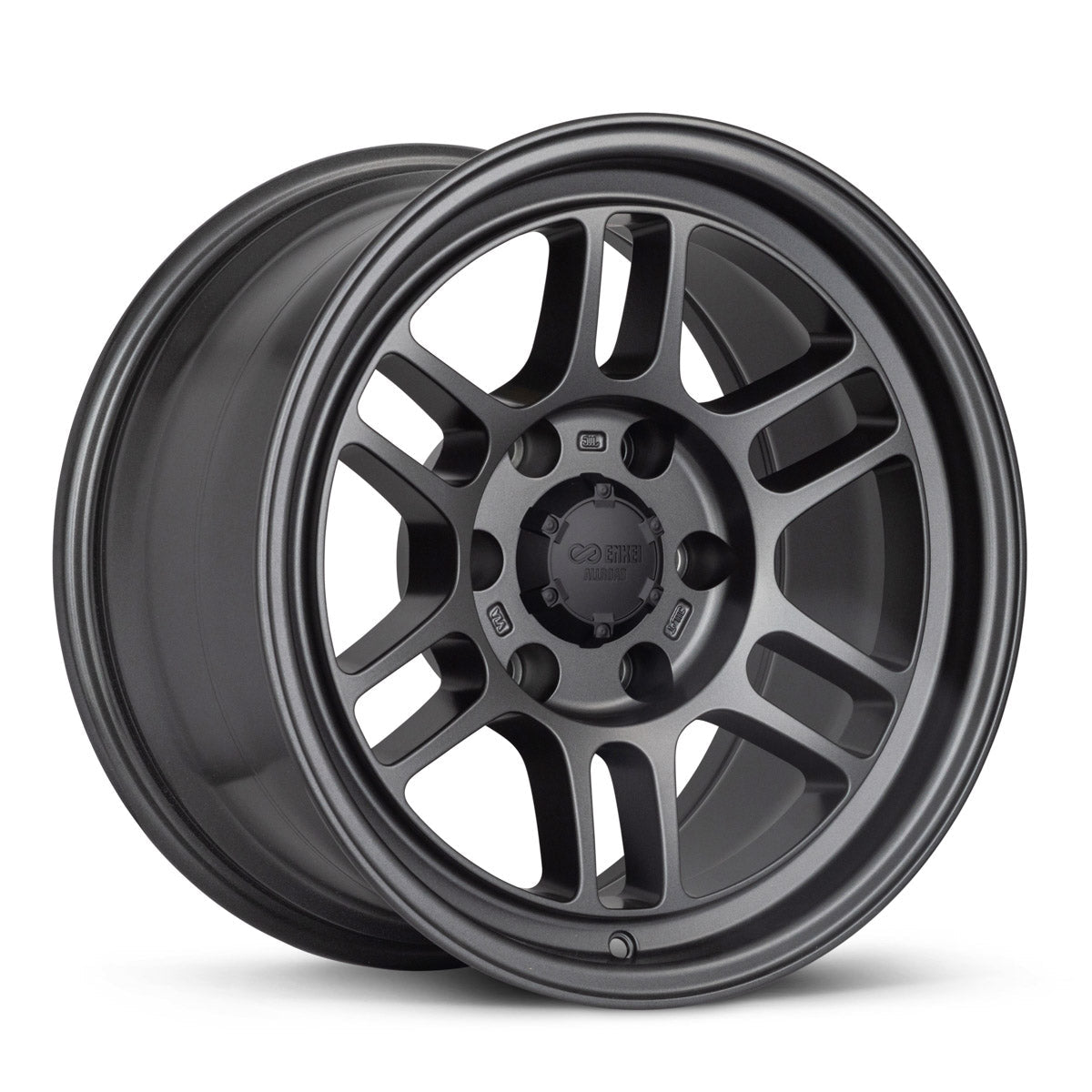 Enkei RPT1 16x8 6x139.7 Bolt Pattern +0 Offset 108.5 Bore Matte Dark Gunmetallic Wheel (enk520-680-8400GM)